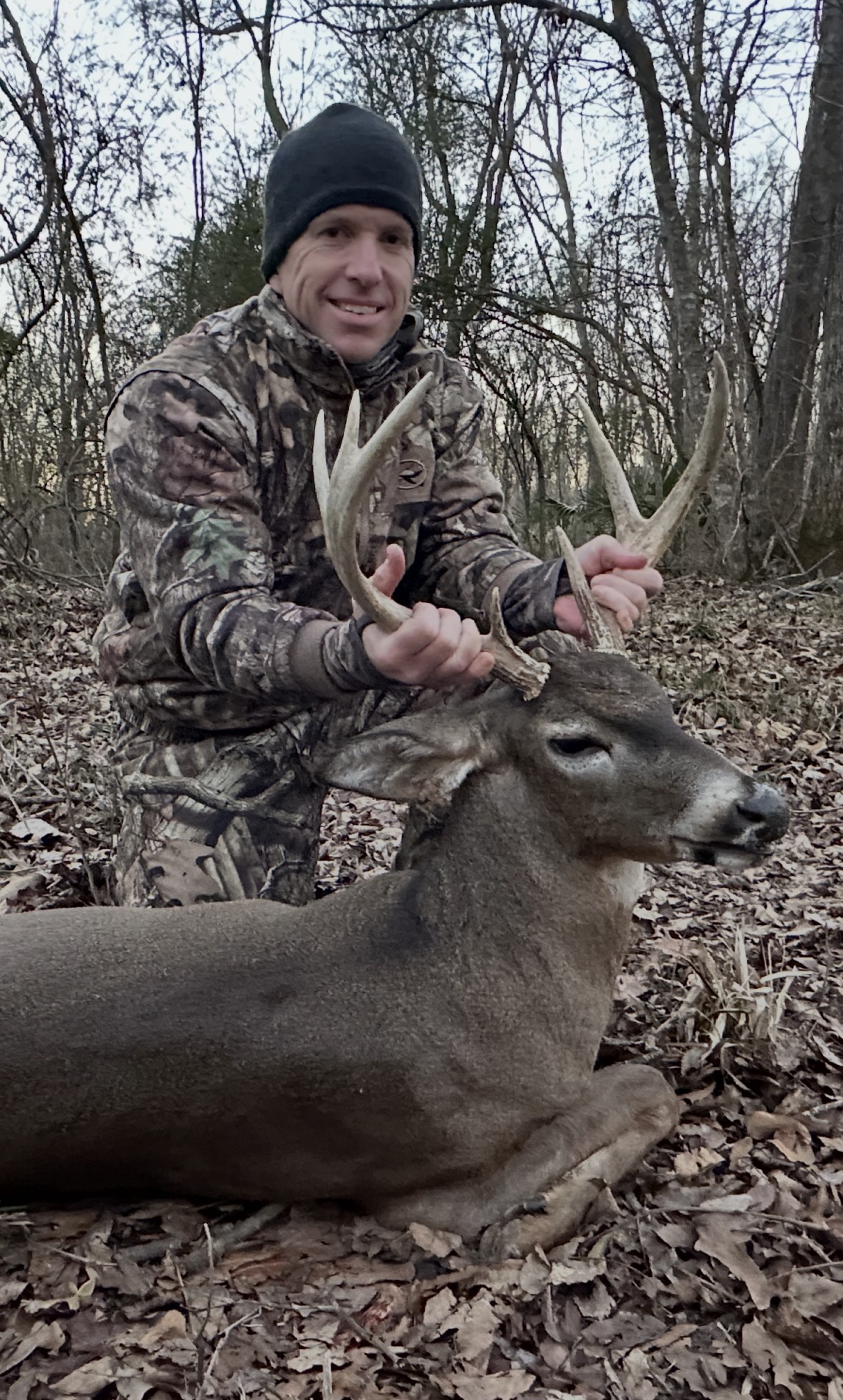 John with a whitetail buck