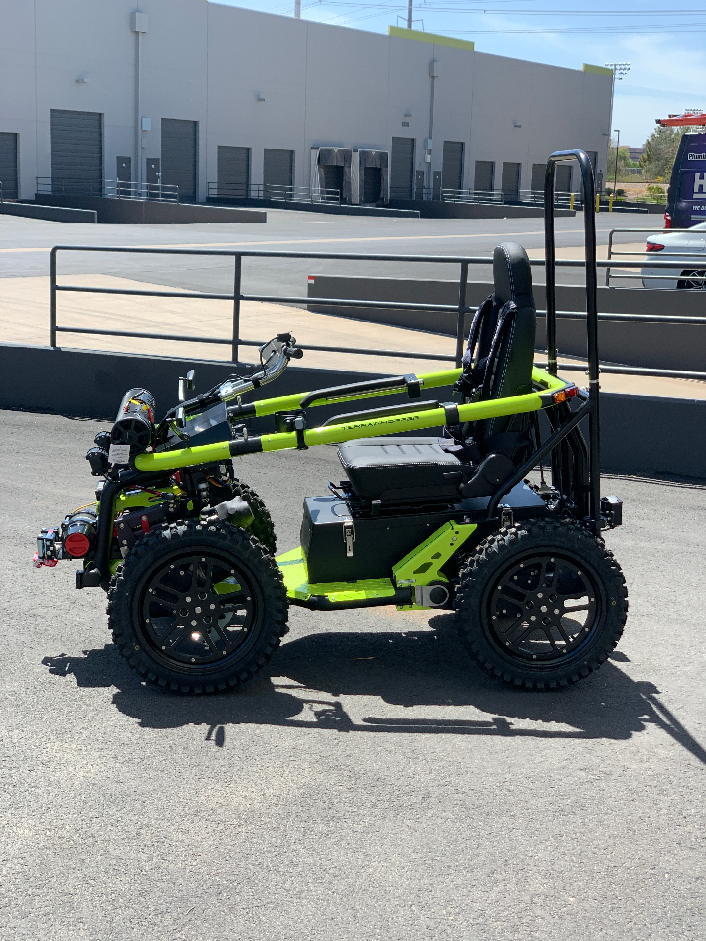 Neon Lime Side Profile