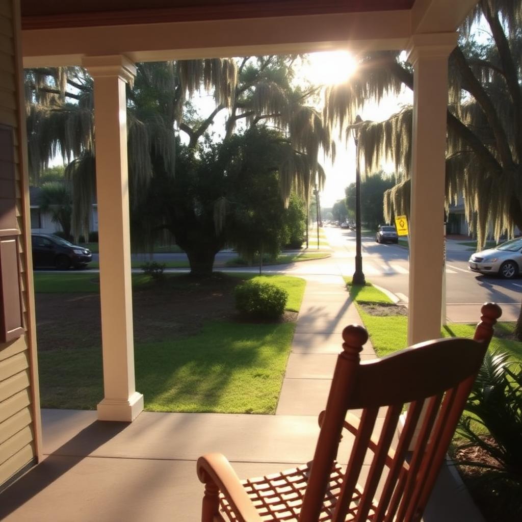 The South — The Porch · The Walk · What a Chair Cannot Do